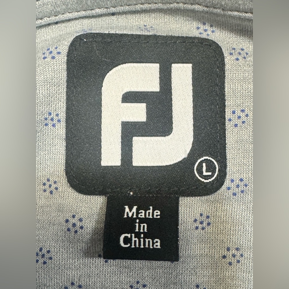 FJ FootJoy Golf Polo Warm Thick Shirt Mens Large Long Sleeve Athletic Golf - Picture 4 of 9